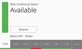 Room Agent interface showing room available